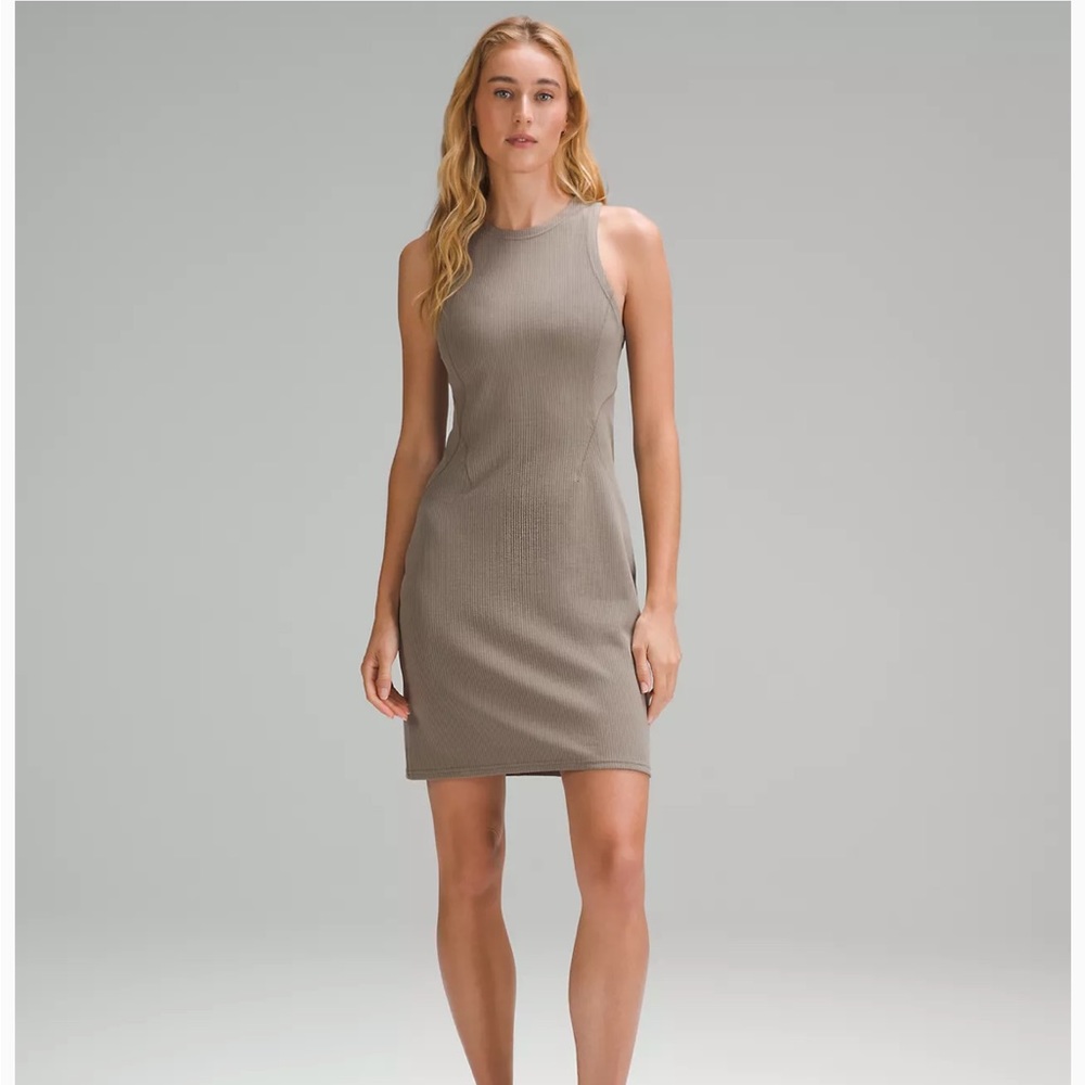 NWT lululemon ribbed soft stream tank dress